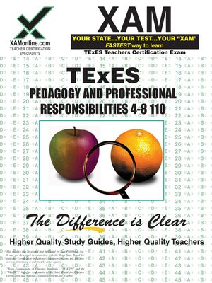 cover image of TExES Pedagogy and Professional Responsibilities 4-8 110